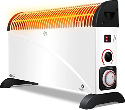 KESSER Convector 2000 Watt Heater 24 Hour Timer with Frost Guard Continuous  Thermo-Control Turbo Heater 3 Levels Support Grooves, white : Amazon.de:  DIY u0026 Tools