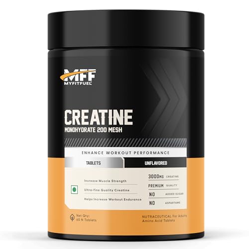 Image of MyFitFuel Creatine Monohydrate 200 mesh, 3000mg (60 Tablets)