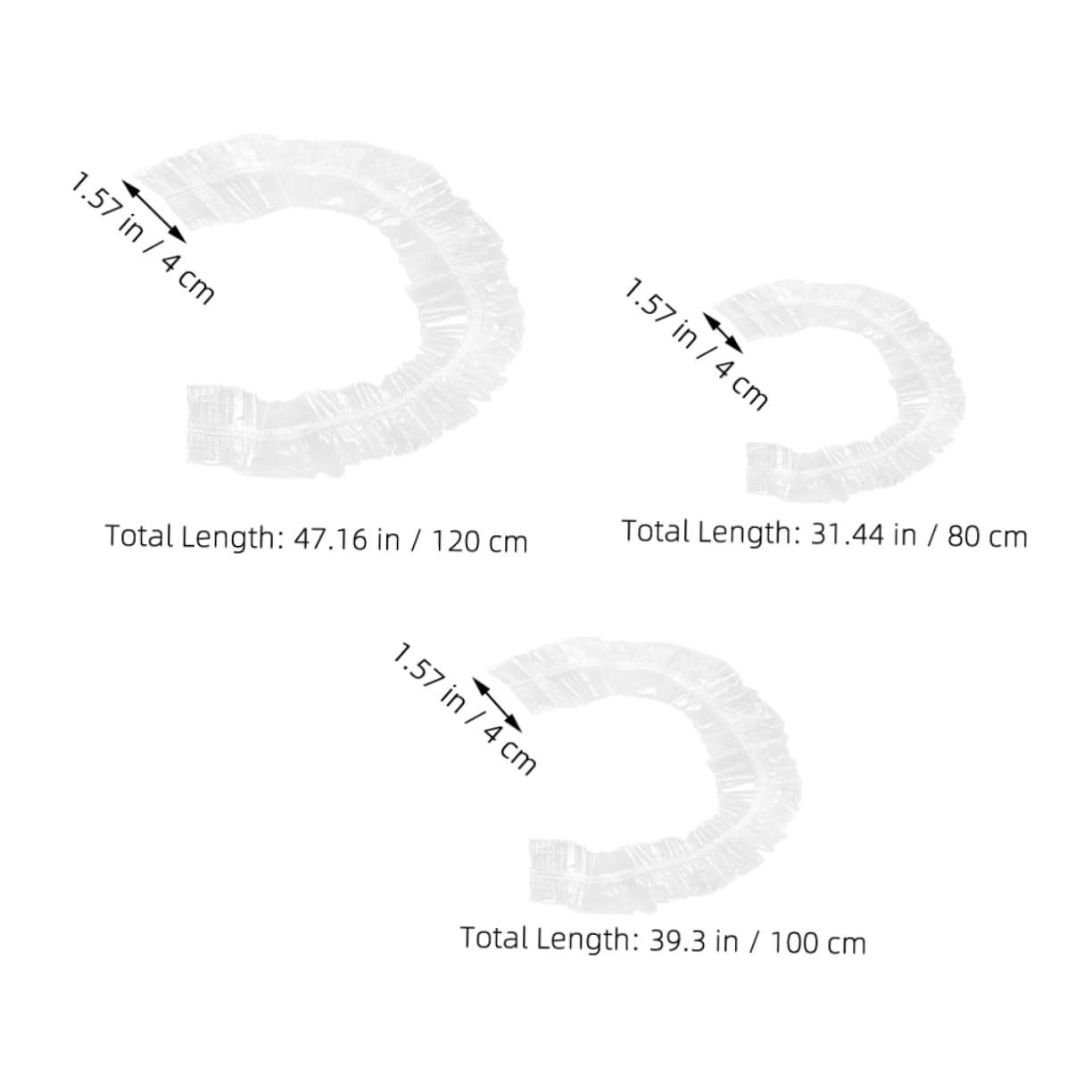 SOLUSTRE 30pcs Clear Cooker Covers Protective Sleeves for Rice Cookers Air Fryers and Thick Dust Covers for Kitchen Appliances