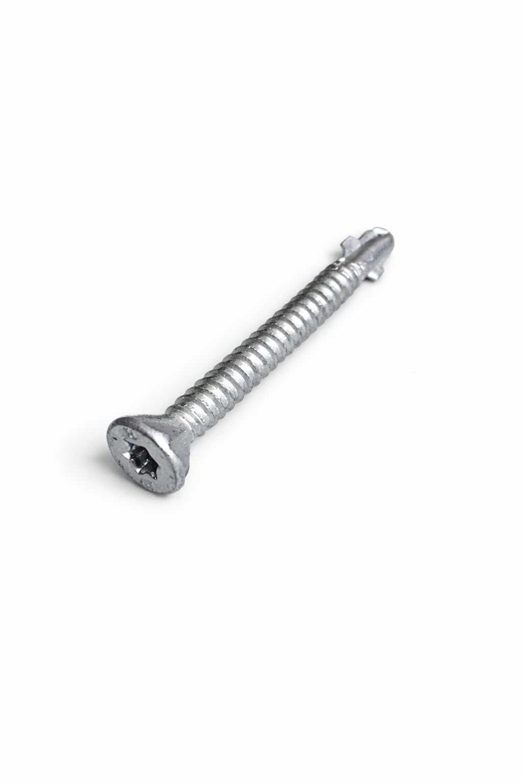 Simpson Strong-Tie wkręty do wiertarki skrzydłowej, 4,8 x 50 mm, TX25 Protec, wkręty samowiercące do drewna na metalu, łeb wpuszczany z frezującymi żebrami, napęd Torx, odporne na korozję, 100 sztuk