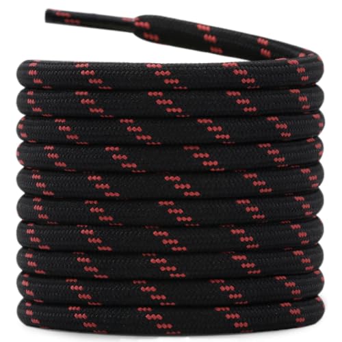 Image of DELELE 2 Pair Thick Round Climbing Shoelaces Hiking Shoe Laces Boot Laces