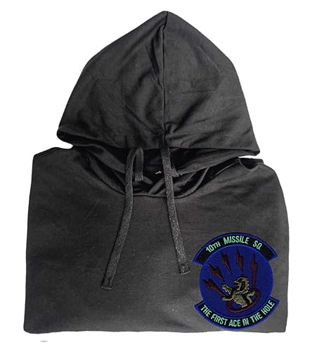 10th missile squadron embroidered shirt Black