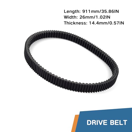 Image of Drive Belt for Kawasaki Mule 600 Mule 610 2005 2006 2007 2008 2009 2010 2011 2012 2013 2014 2015 2016 Mule SX 2017 2018 2019 2020 2021 2022 2023 Replaces 59011-0011 UA451 UHQ451 UXP451 03G3470