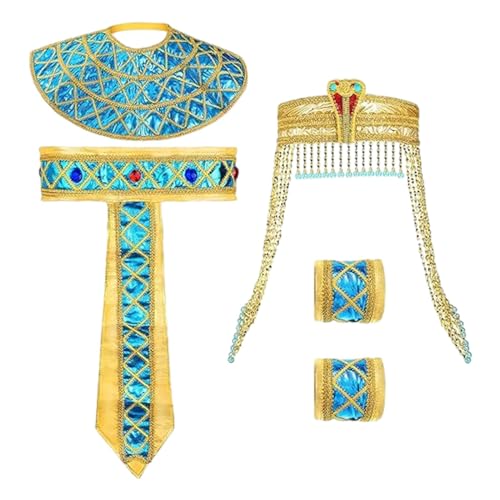 YEJBBUC Accesorios de disfraz egipcio para mujer, disfraz de Halloween para niñas