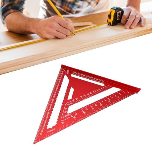 Escuadra de ángulo para carpintería de aluminio de 12 pulgadas miniatura 3