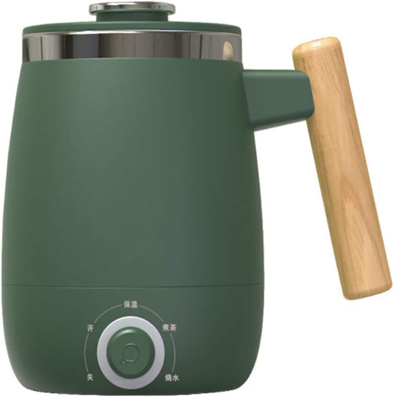 Bouilloire electrique voyage legere verte pour chauffer eau au bureau