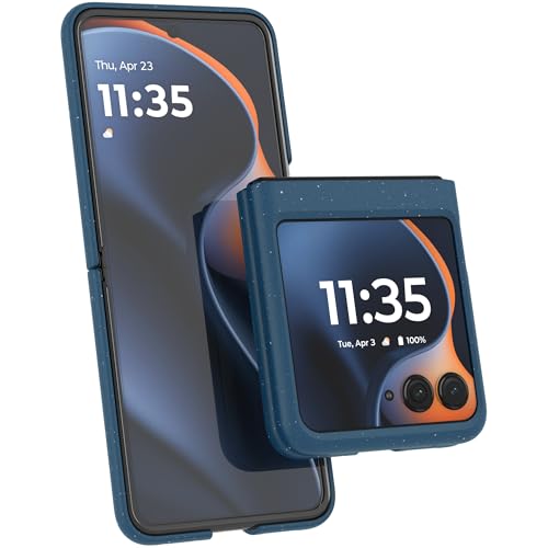 Motorola Razr 2025/2024 Gibraltar Sea Blue Protective Case- Rigid, Lightweight Polycarbonate Shells Precision Fit Drop Protection and Scratch Resistant for Moto Razr 2025/2024 (NOT for Plus/Ultra)