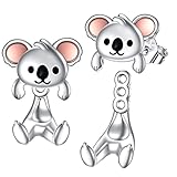 VONALA Koala Earrings for Women 925 Sterling Silver Cute Koala Stud Earrings Animal Earrings Koala Jewelry Koala Bear Gifts Birthday