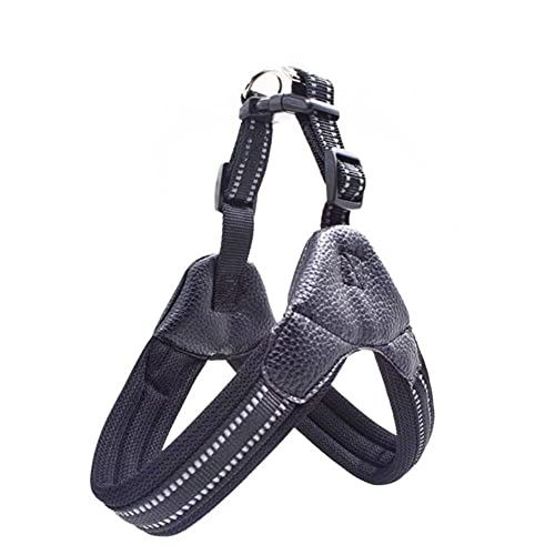 Harnais et laisse pour chien de petite taille avec sac de transport réfléchissant contre le stress