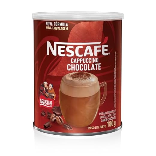 Café Solúvel Nescafé Cappuccino Dois Frades Lata 180g