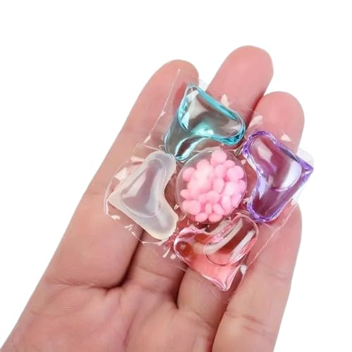 Laundry Pods Washing Machine 5 in 1 Multi Chamber Detergent Capsules for Front & Top Load Deep Stain Remover Fabric Softener Long Lasting Fragrance High Efficiency (30 pcs)-image-1
