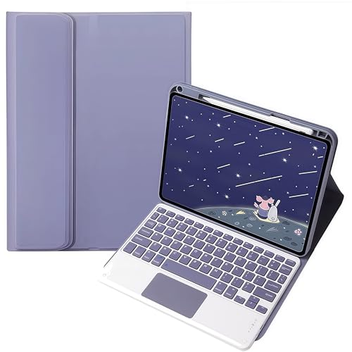 Étui clavier Xiaomi Mi Pad 7/7 Pro 11,2 pouces tactile rétroéclairé violet