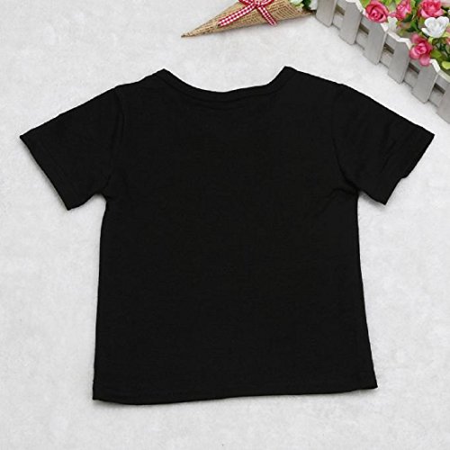 Baby Set,Leegor Casual Letter Print T-Shirt +Pants Clothing Clothing Suit (18M, Black) #TOP2