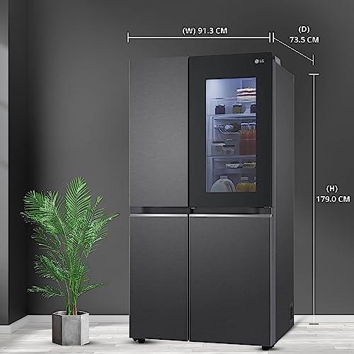 Compare LG 655 L FrostFree Inverter Compressor WiFi SideBySide Door