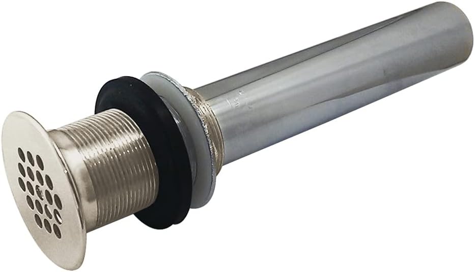 Kingston Brass KB4006 Fauceture Grid Drain Without Overflow, Polished Nickel