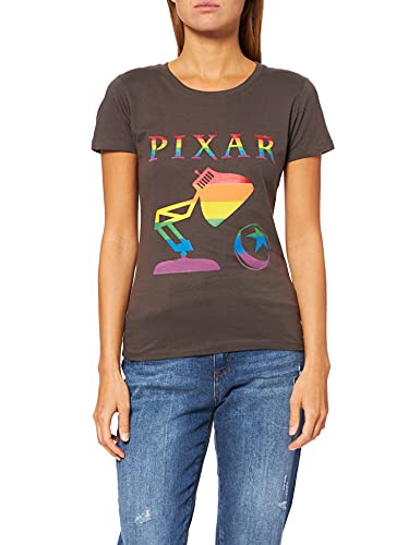 Disney WODPIXATS001 Camiseta, Antracita, L para Mujer