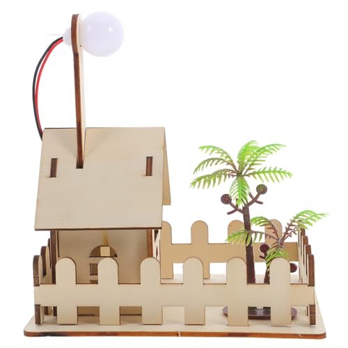 PERSELOSO Kit Giocattolo Energia Solare per Esperimenti Scientifici Luci da Giardino in Legno, Istruzioni Dettagliate per Ragazzo Ragazza e Ragazzi