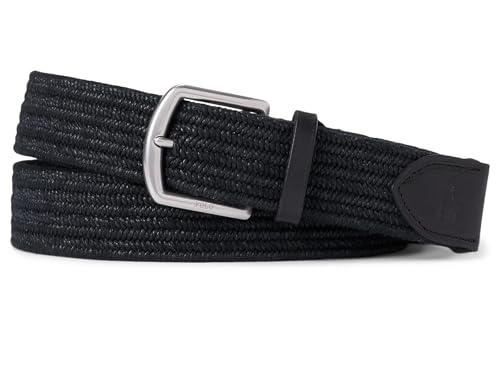 POLO RALPH LAUREN Men's Leather-Trim Braided Belt