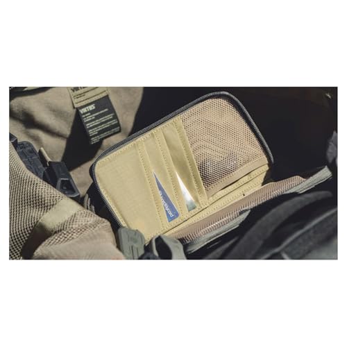 Image of VIKTOS Upscale Travel Wallet | Durable Weather-Resistant Compact Lightweight Tactical Everyday Carry Outdoor Storage Accessory Reinforced with a Carbon Fiber Chassis | 7.5 inch H x 4.5 inch W x 1 inch D, Black