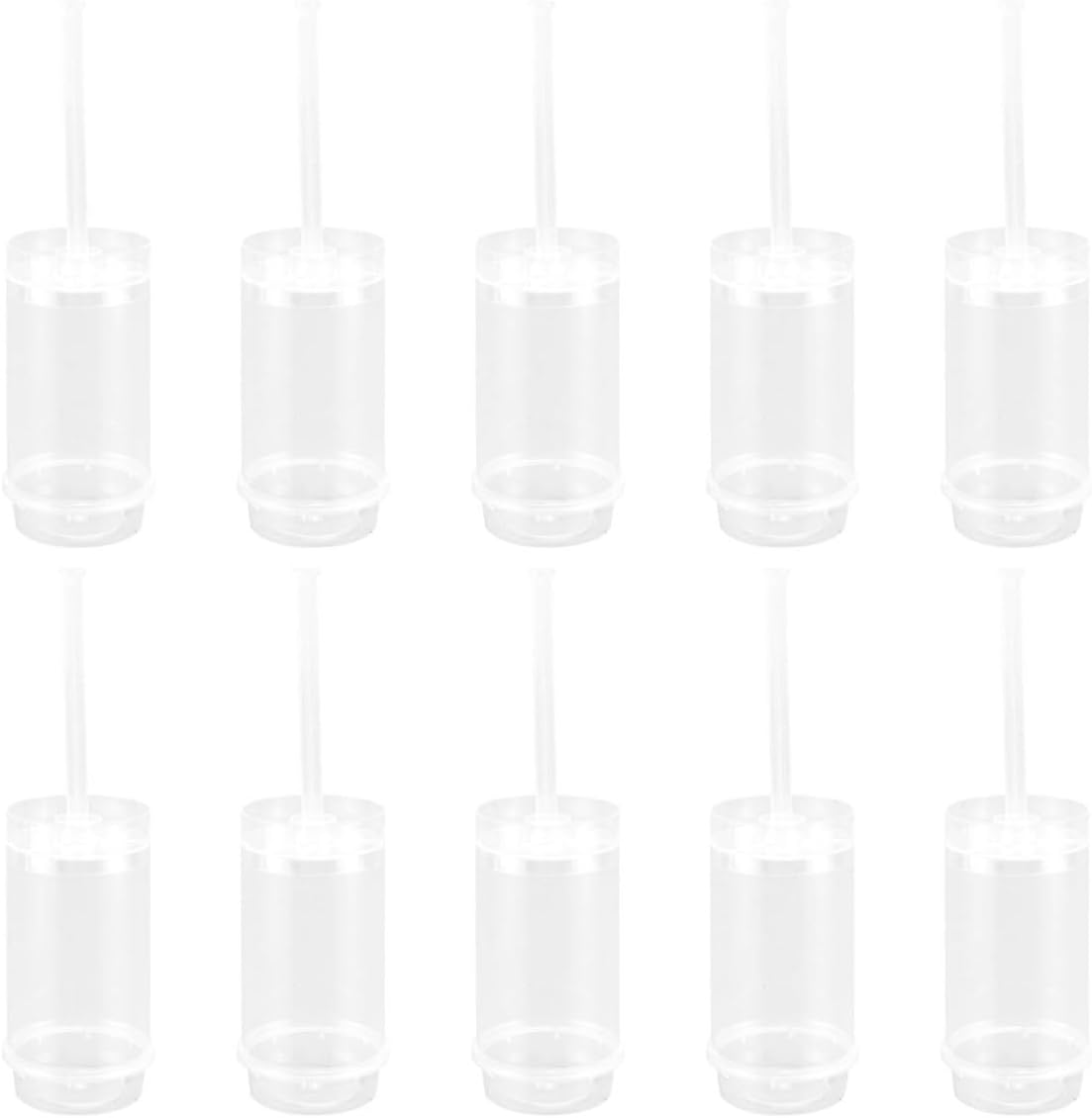 25pcs Push up Cake Holders Plastic Push Pops Cake Cups for Party Dessert Storage Reusable Compatible