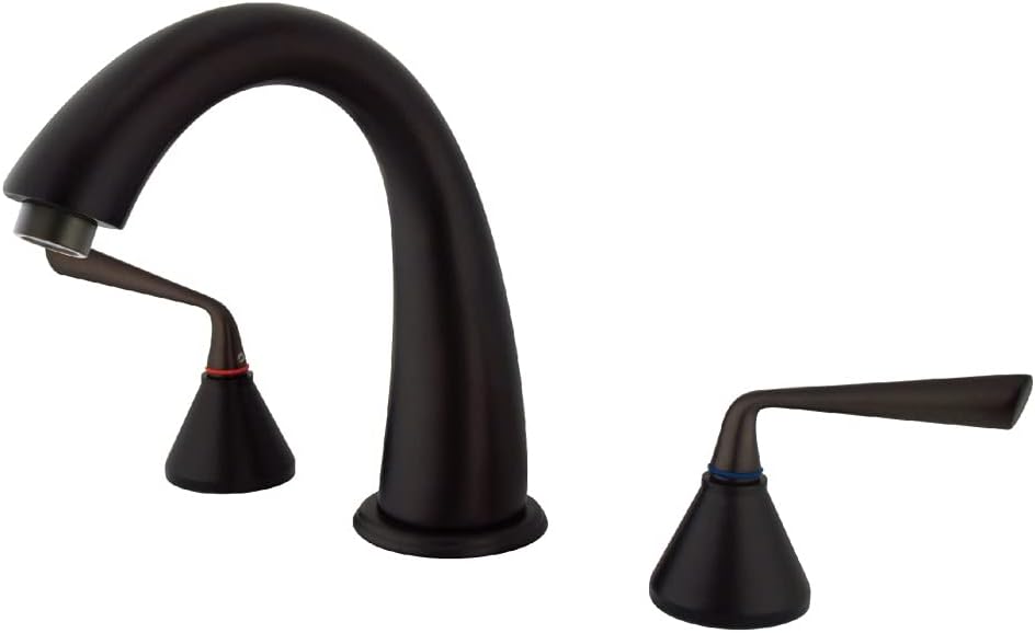 Kingston Brass KS2365ZL Silver Sage Roman Tub Faucet, Oil Rubbed Bronze