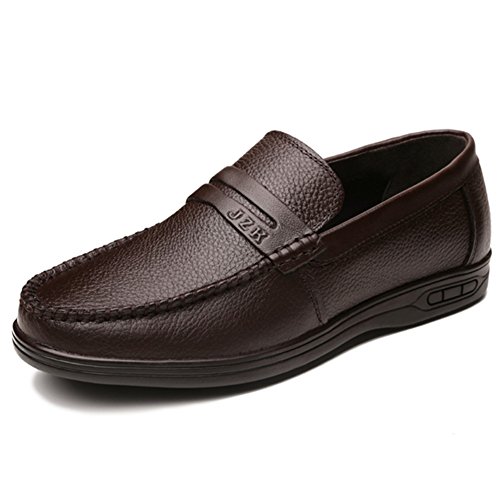 Chaussures en cuir hommes anti-fatigue avec semelle souple automne