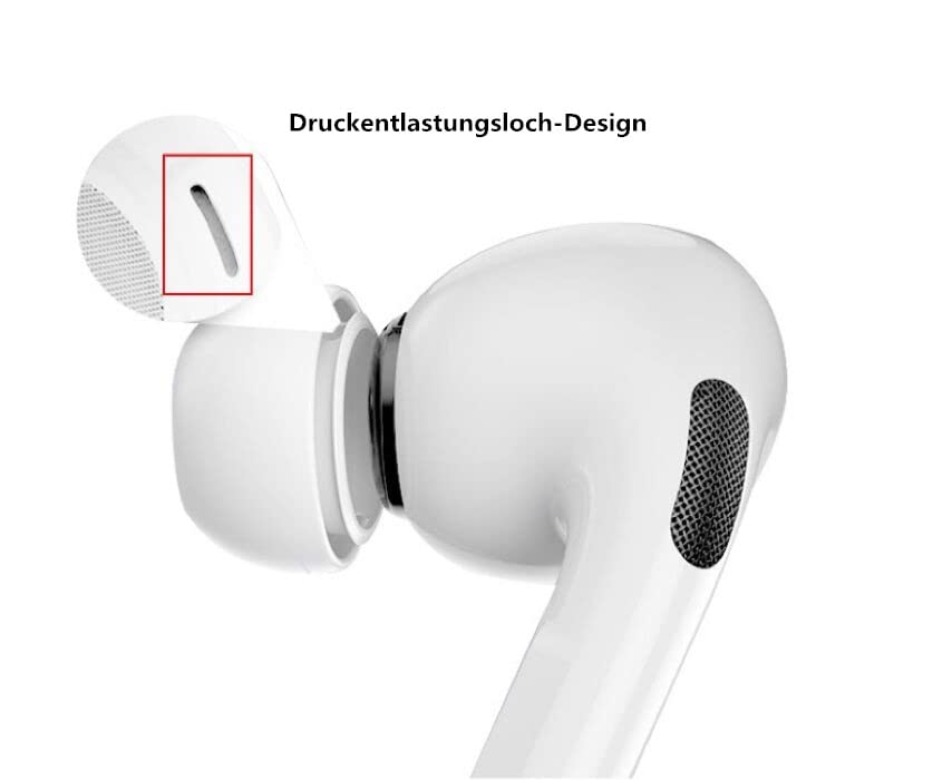 4 Paia Di Tappi In Silicone Per AirPods Pro 1a E 2a Gen – Con Riduzione Rumore, 4 Taglie, Kit Pulizia E Organizer