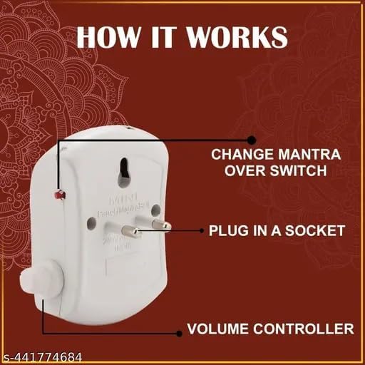 Image of 9-in-1 LED Mantra Chanting Device - Preloaded Radha Krishna Bhajans & Naam Jaap for Spiritual Environments at Home, Office, and Temple (Sikh-Mantra 10 in 1 Mini)