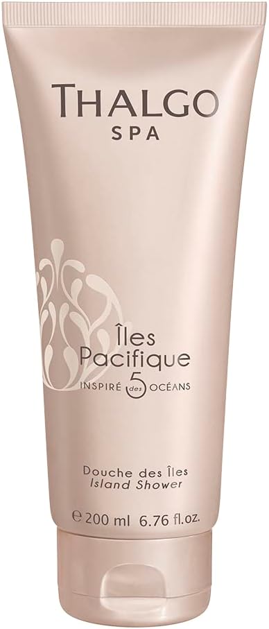 THALGO Marine Skincare & Spa, Island Shower, Revitalising and Refreshing Tropical Body Wash, 200ml, 6.7628 fl. oz.