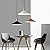 KCO Lighting Modern Cone Pendant Lighting White and Gold Pendant Light Kitchen Island Farmhouse Dome Pendant Light Mid Century Living Room Light Fixture Over Dining Table (White)