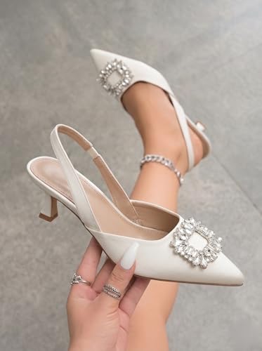 AUSTINE satin heels – image 5