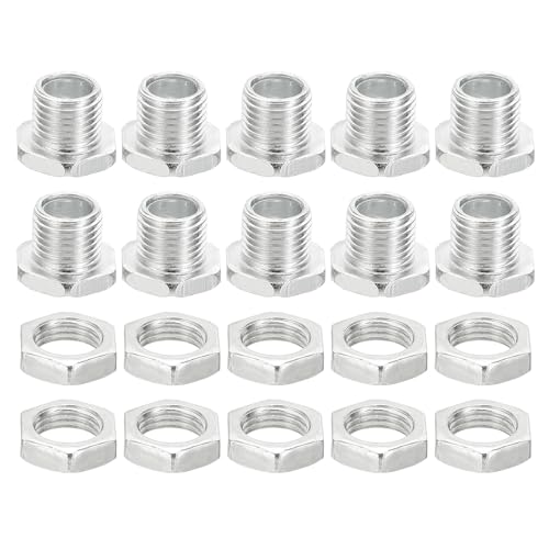 PATIKIL M10x11mm Zpt~߂˂ 10Zbg ibgLbgt VtgmuA_v^[ lWϊA_v^[ {gzp DIYVfAt@Xi[ȂǂɑΉ\