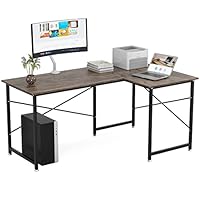 Amazon.co.jp: DEWEL L字デスク パソコンデスク 幅160cm+100cm×奥行