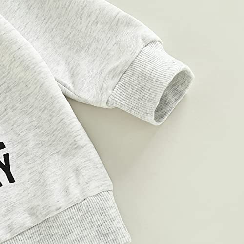 Lamuusaa Toddler Kid Baby Girl Boy On Sunday We Watch Football With Mommy/Daddy Sweatshirt Oversized Sweater Fall Clothes (Football With Daddy , 2-3 Years ) #TOP4