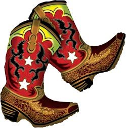 Stumps Dancing Boots Mylar Balloon