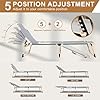 Fodlable BBL Chair with Hole for Butt，Multifunctional BBL Lounge Chairs Folding Portable Comfy Adjustable 5-Position Lay Flat Foldable Chaise BBL Recovery Must Haves
