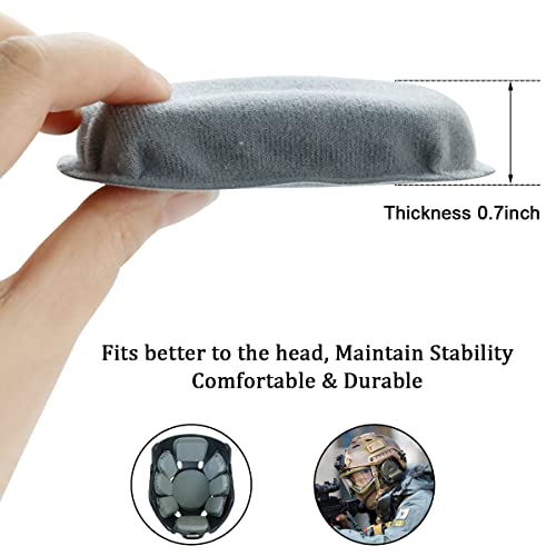 image for AOUTACC Universal Airsoft Helmet Pads, Replacement Foam Padding Kits S