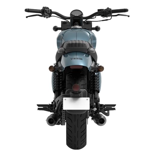 Image of YEZDI Roadster Disc Bike Sharkskin Blue Alloy Wheels Booking for Ex-Showroom Price