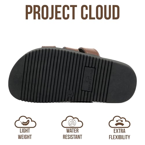 Sandales pour filles Project Cloud en cuir véritable et semelle douce