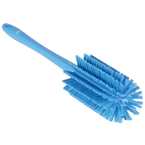 Image of Vikan 5382803 Pipe Brush with Handle, one Piece, 3.1 inch, Medium, Blue