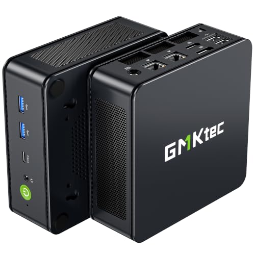 Image of GMKtec M5S Mini PC AMD Ryzen 5400U(Turbo 4.0GHz) 16GB DDR4 256GB SSD | Desktop Computer for Office Work Dual 2.5G LAN WiFi 6E BT5.2, USB3.2 PD1.4 Triple 8K Display AMD Radeon Graphics