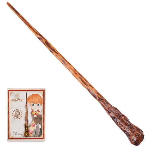 Wizarding World Harry Potter, 12-inch Spellbinding Ron Weasley Magic Wand with Collectible Spell Card, Easter Basket Stuffers for Ages 6 and Up