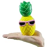 Kutzi Mutzi Jumbo Squishy Kawaii Pineapple Cream Scented Squishies Slow Rising Decompression Squishy Toys Children Simulation Cute Pineapple Toys