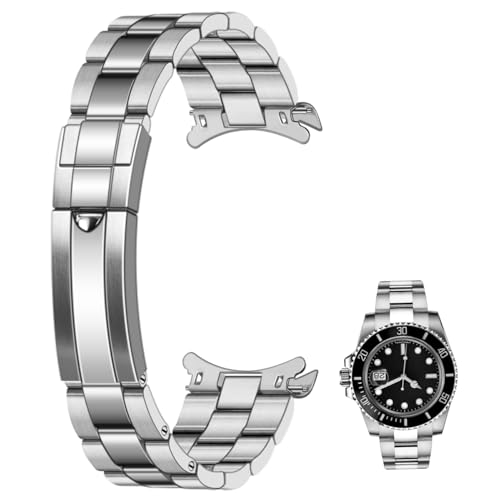 Correa de reloj de metal con ajuste de tornillo y eslabones pulidos Kai Tian