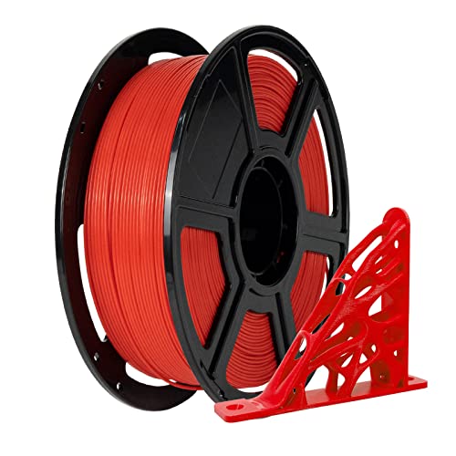 FLASHFORGE PETG Pro Filament 1.75mm Red, 3D Printer Filament 1kg (2.2lbs) Spool, Dimensional Accuracy +/- 0.02mm, 3D Printing Filament for Various Mechanical Parts, Waterproof Parts
