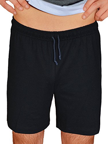 Preisvergleich Produktbild Ammann - Herren Pyjama Hose kurz (Shorty), schwarz Gr. XL / 54