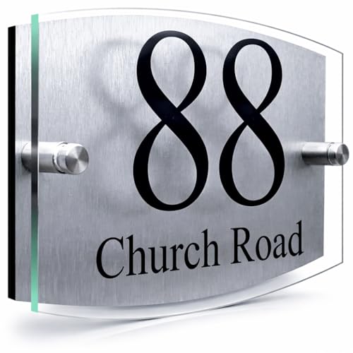 House Numbers Plaques Door Signs Street Name Door Number Personalised