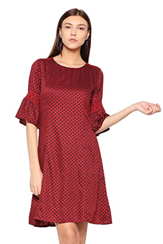 Image of Allen Solly Women's A-Line Knee-Long Dress