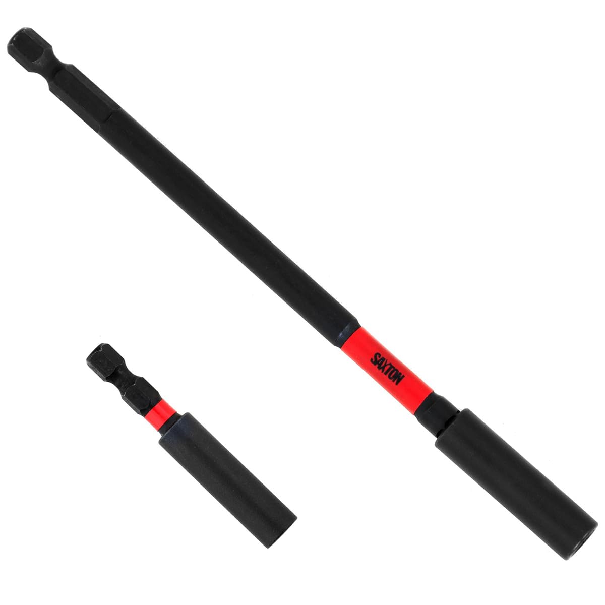 Saxton 60mm & 152mm Long Impact Duty Screwdriver Drill Strong Magnetic Bit Holder Fit Milwaukee Dewalt Bosch etc