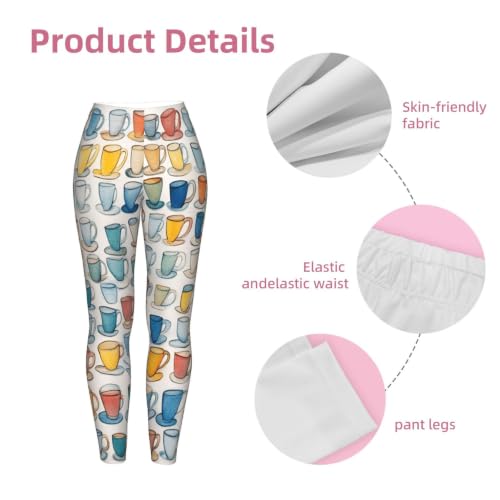 Leggings elásticos cómodos de teteras que nunca se transparentan 7